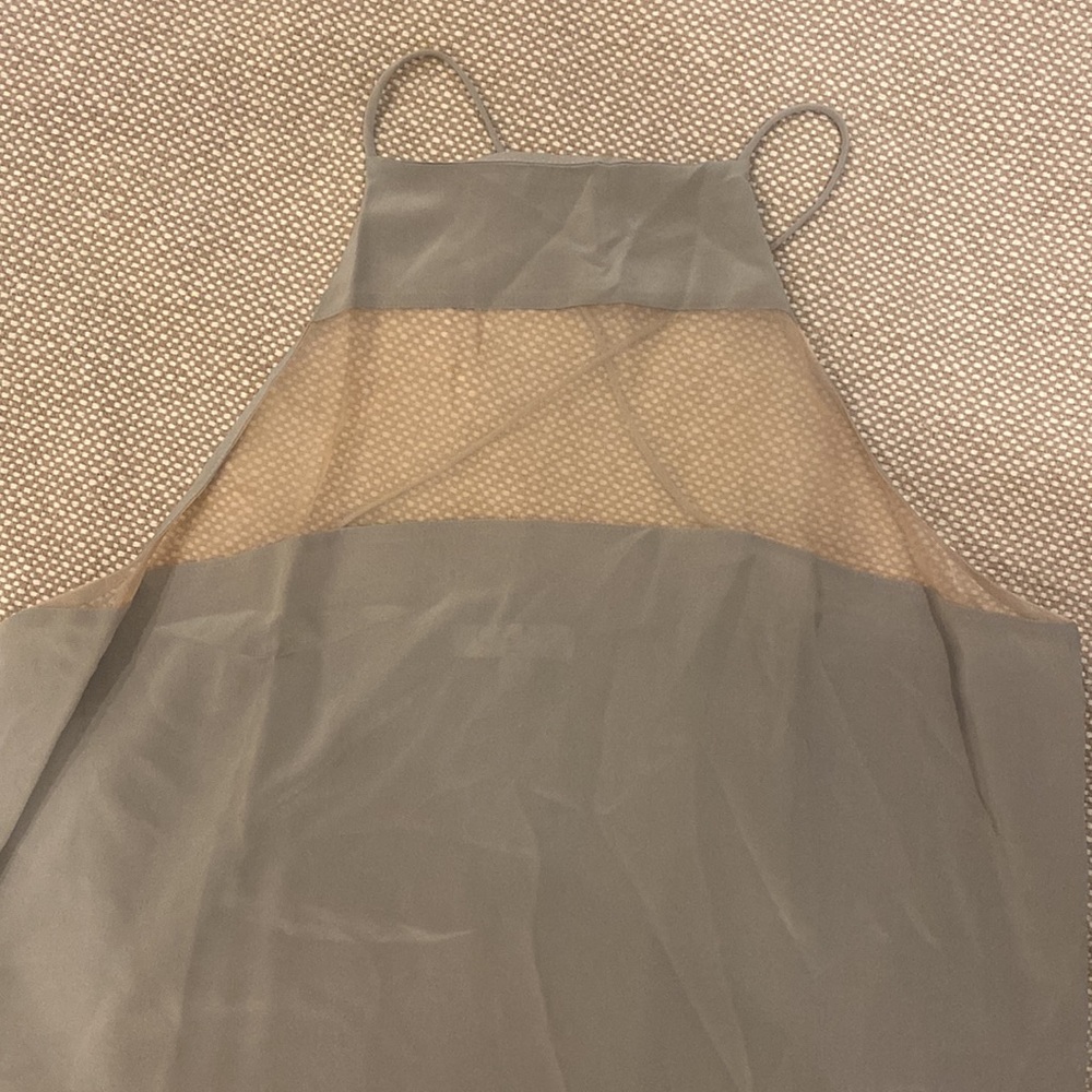 Light grey high neck Cami NYC tank - Picture 3 of 7